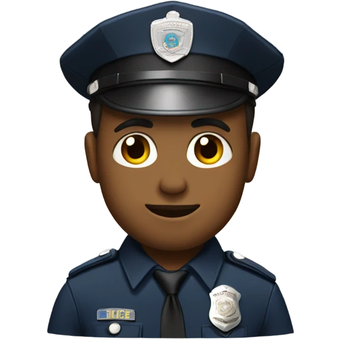 police officer in uniform emoji