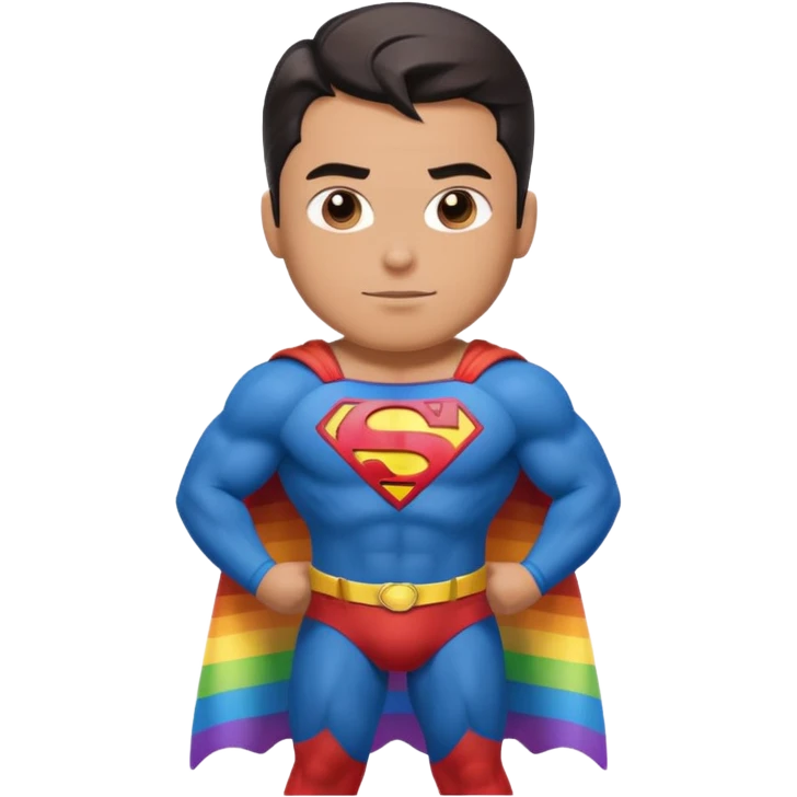 Gay superman emoji