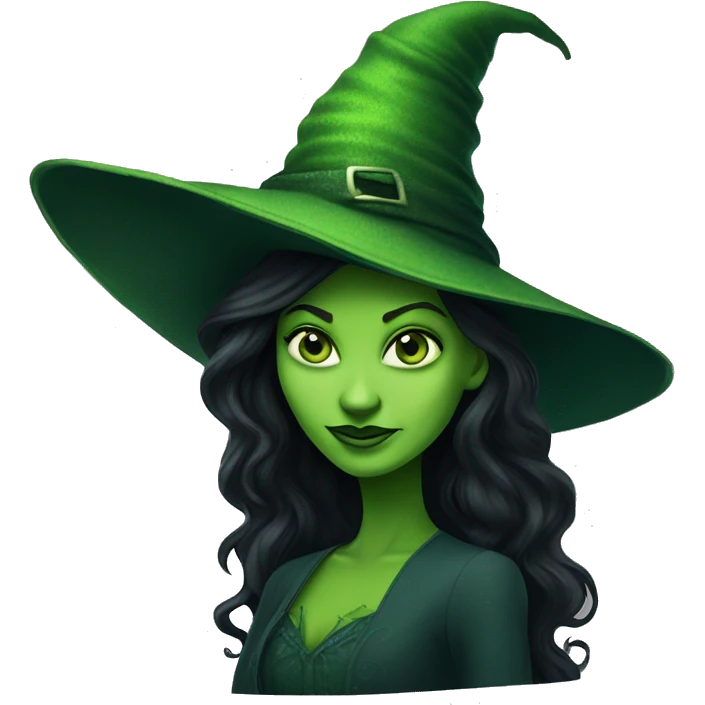 Elphaba from wicked ￼ emoji