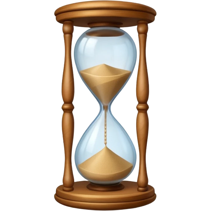 . The "Sandglass" (Finite Deep Work) emoji