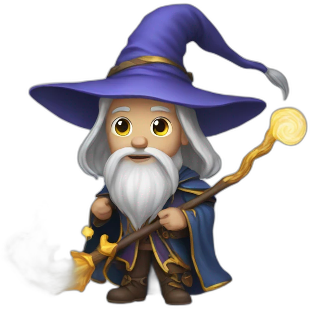 Fantasy wizard emoji