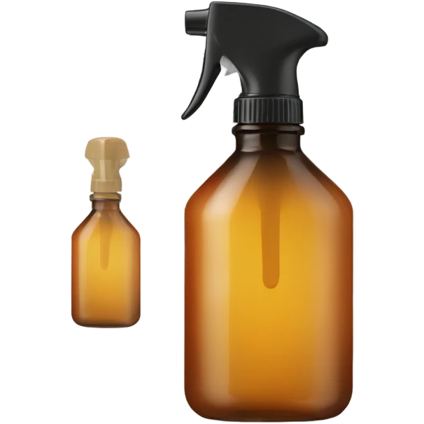 Amber glass spray bottle emoji