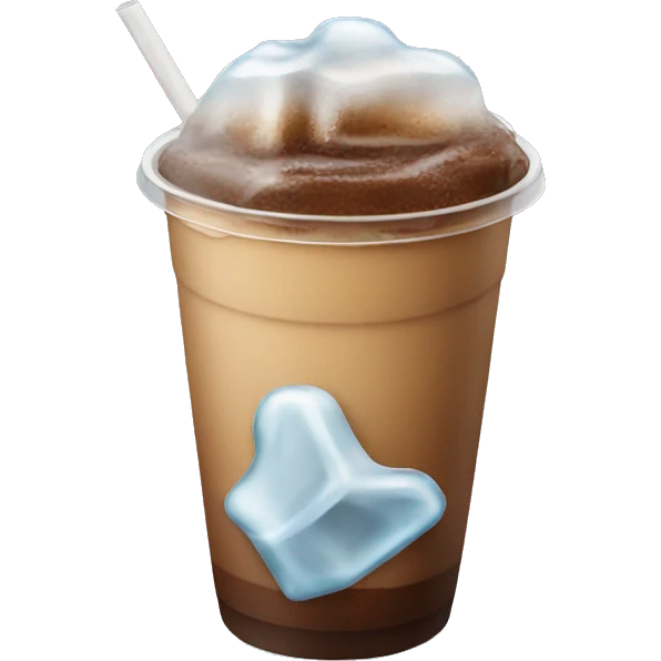 Iced coffee emoji