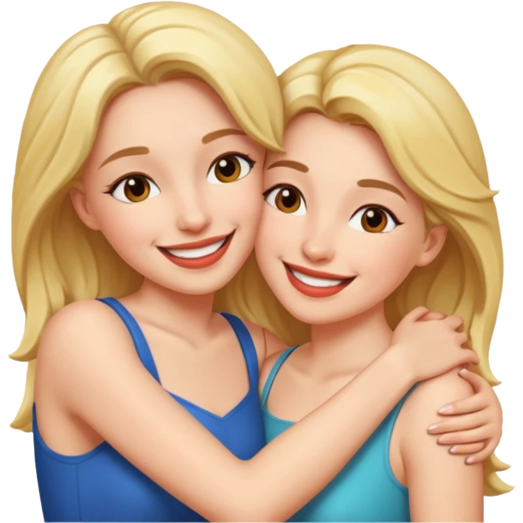 hot naked women kissing emoji