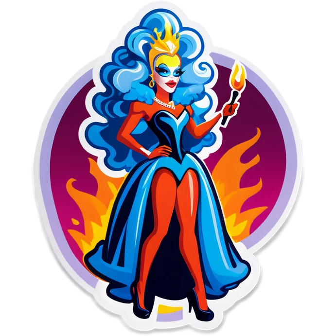 oil fracking drag queen  emoji