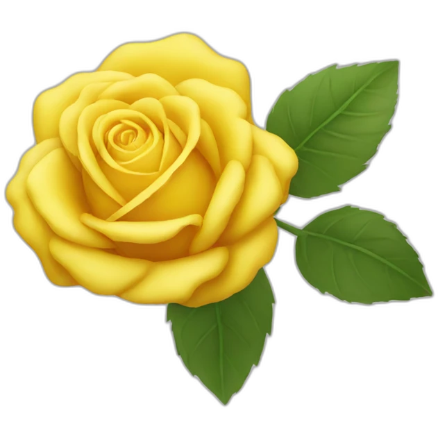 yellow-rose-flower emoji