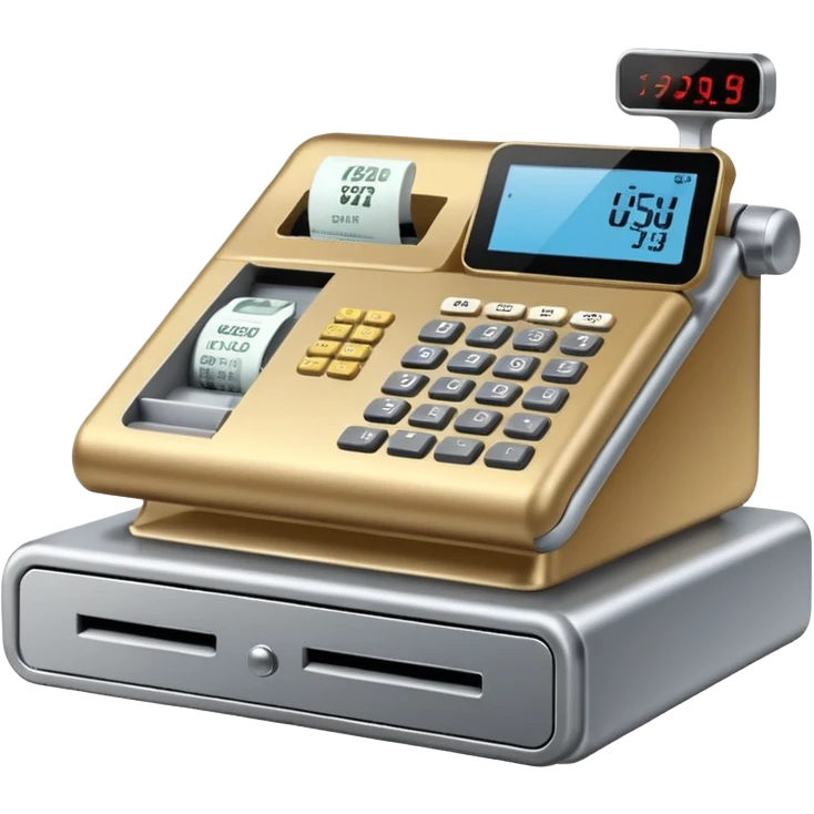 modern cash register emoji