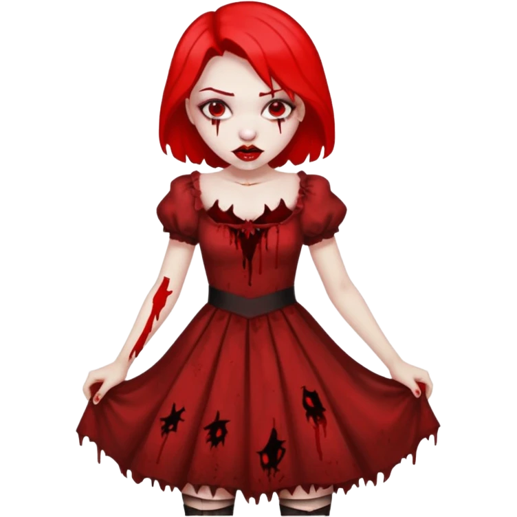 Vampir, Girl, Fangs, Blood, Penis emoji