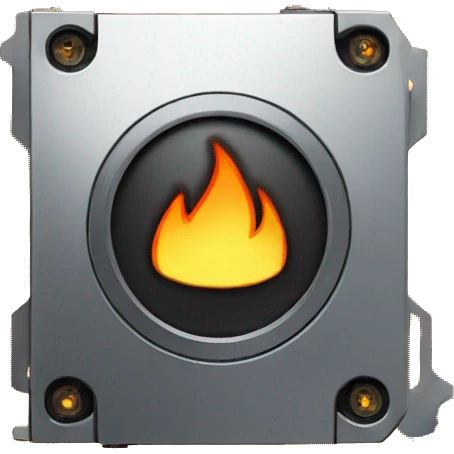 graphics card with fire gpu emoji