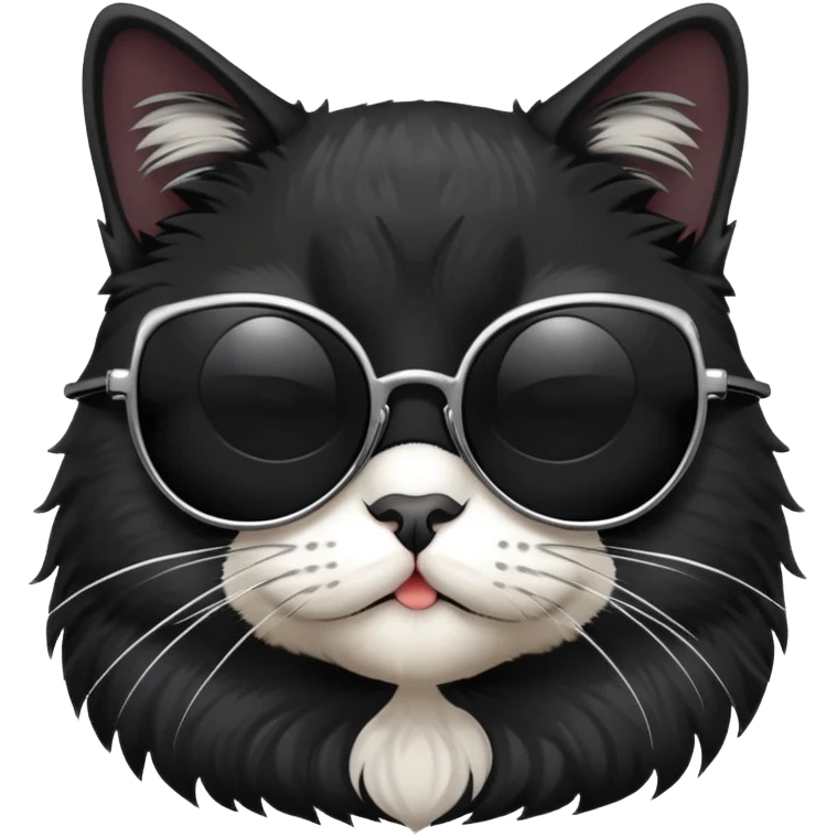 Cat wearing sunglasses emoji
