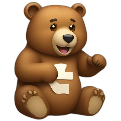 bear approving a check mark emoji