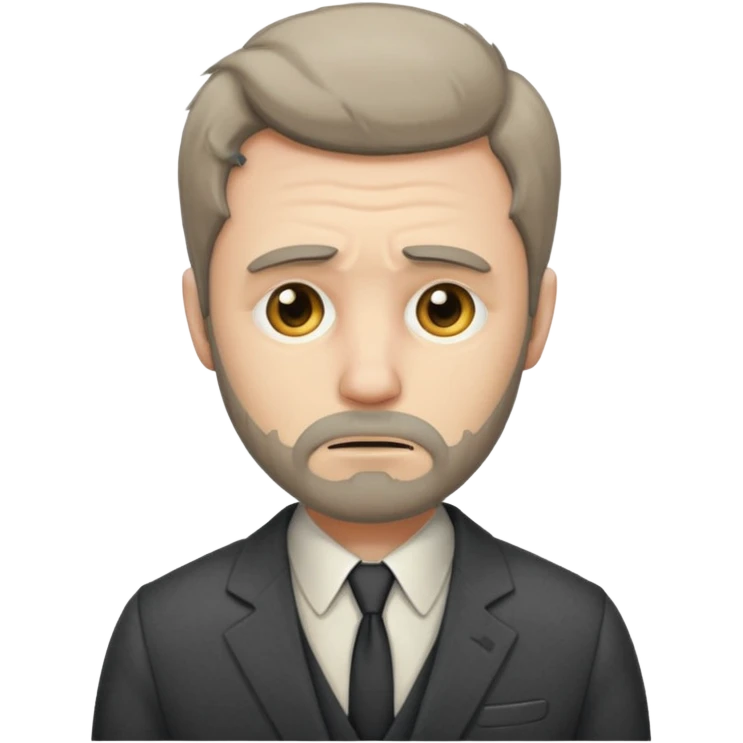 Создай эмодзи безработного мужчины emoji