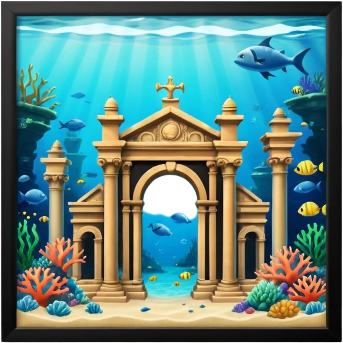 The Lost Island of Atlantis emoji