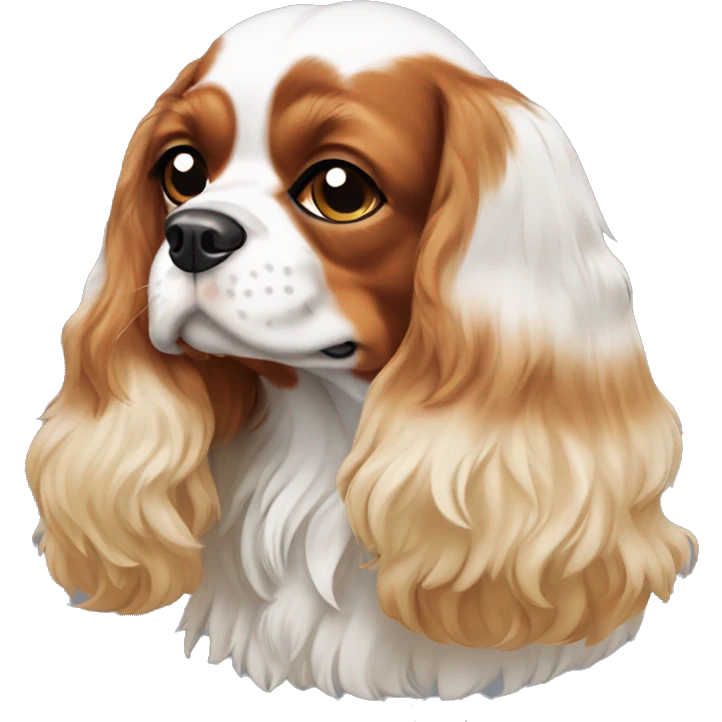 Dog Cavalier King Charles Spaniel emoji
