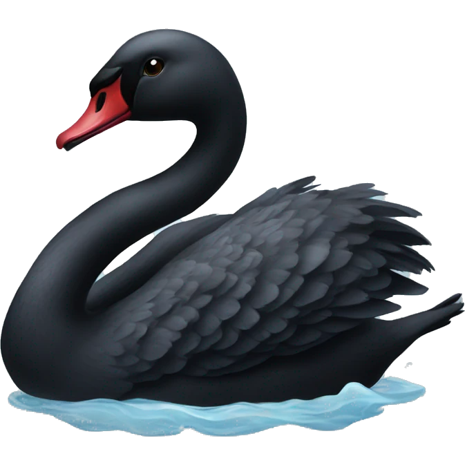 Black swan  water emoji