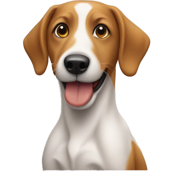 Un perro salchicha emoji