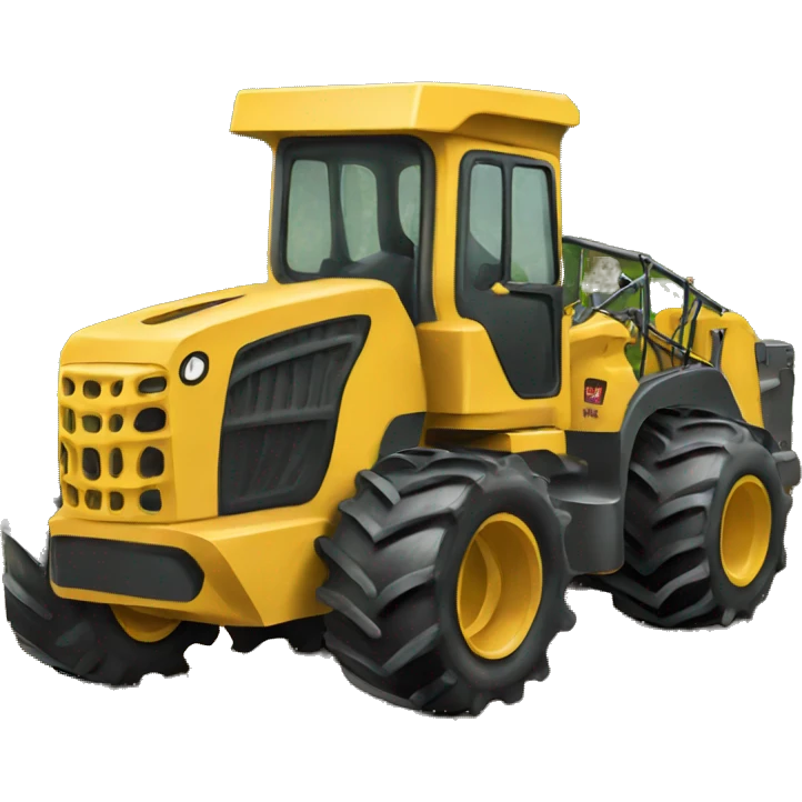 wood skidder machine emoji