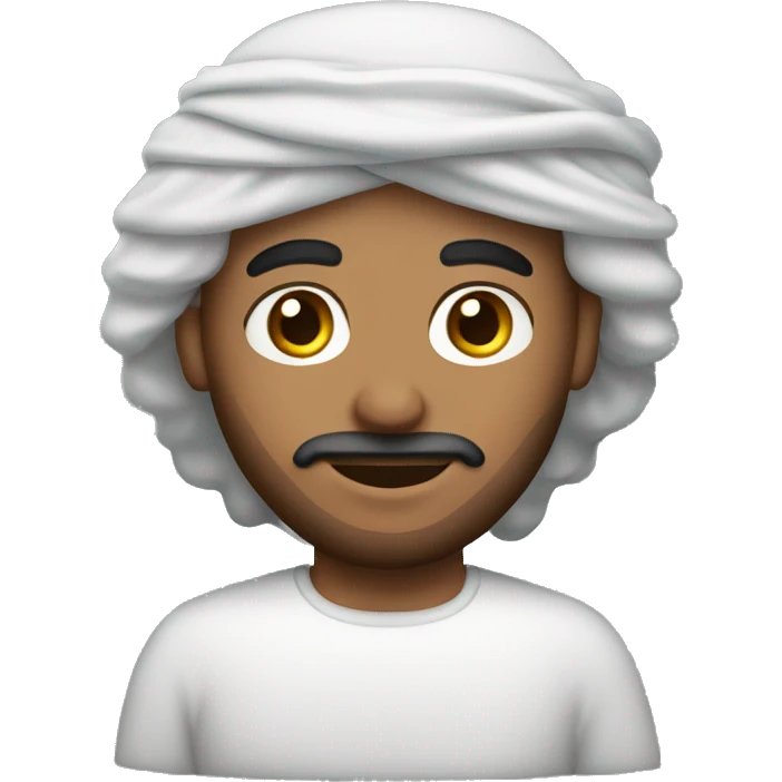Curly hair arab men  emoji