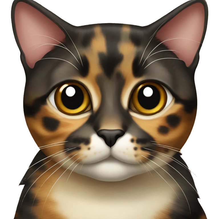 Tortoiseshell cat emoji