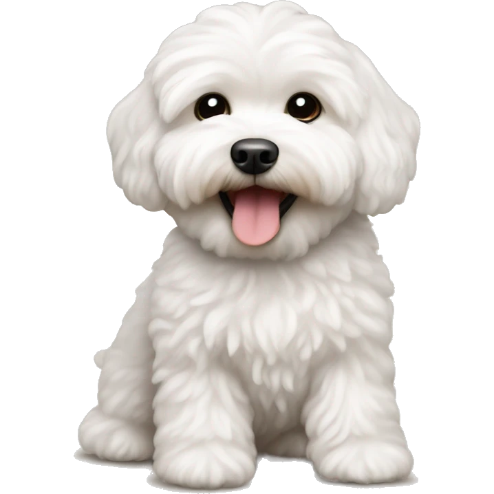 dog maltipoo with me emoji