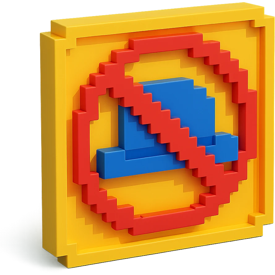 no hats allowed sign emoji