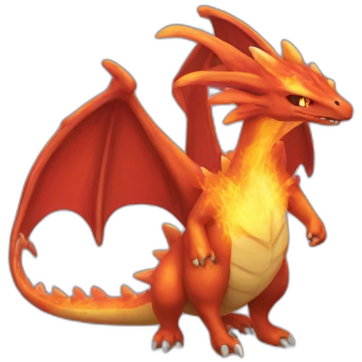 Dracaufeu pokemon emoji