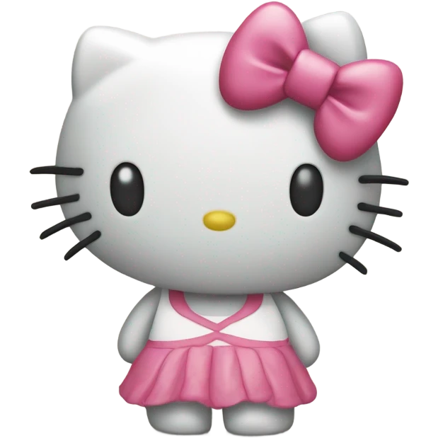 Crying hello kitty emoji