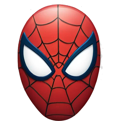 Spider-Man smiley face emoji