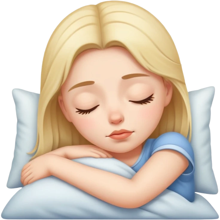 Sleepy girl emoji