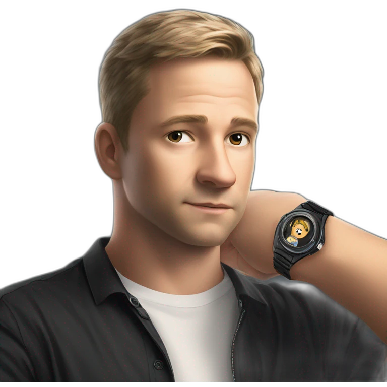 solo black shirt male stare emoji