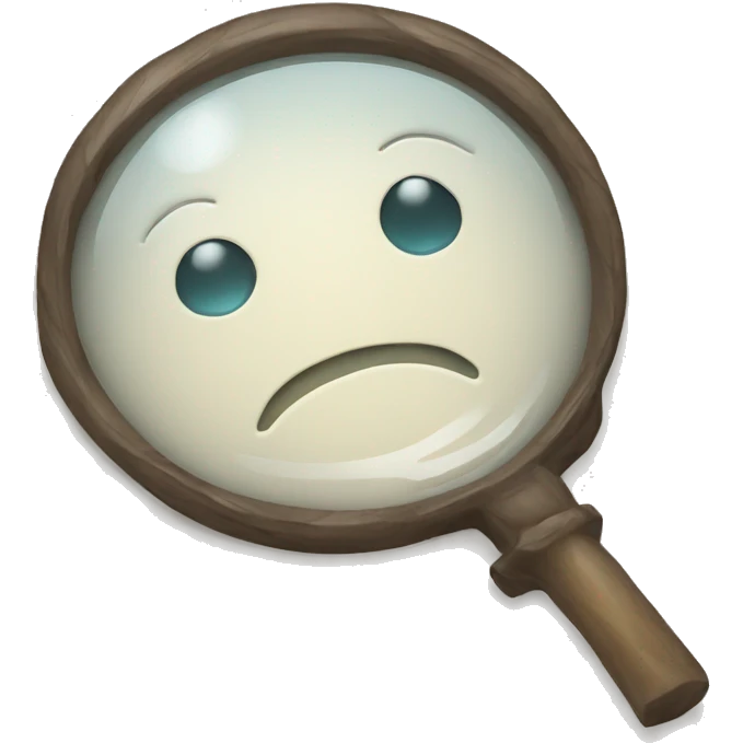 magnifying glass emoji