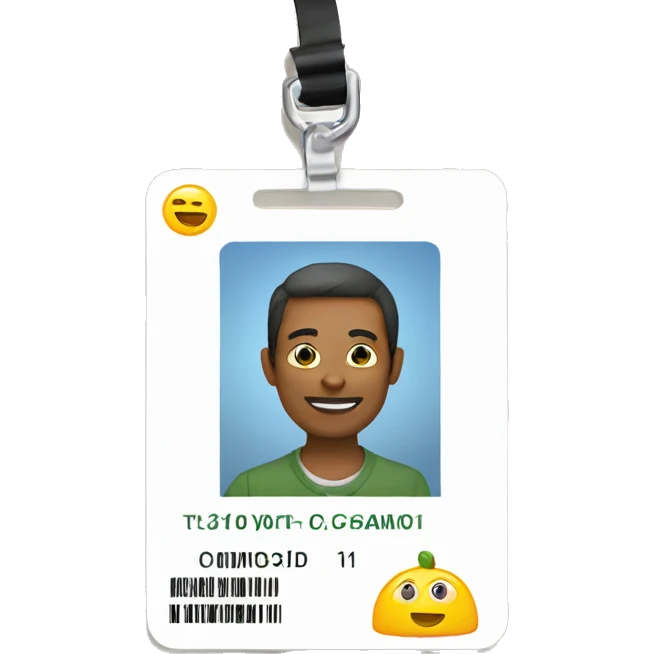 user id card emoji