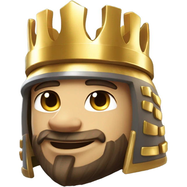 Clash royale prince with gold armour smile emoji