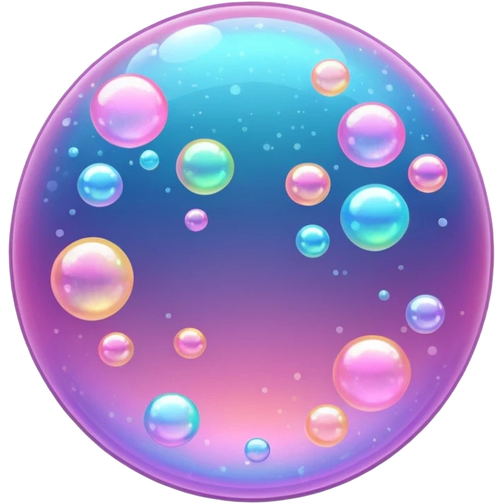 pink  bubbles glittter emoji