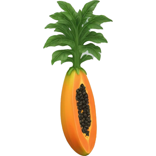 Papaya emoji