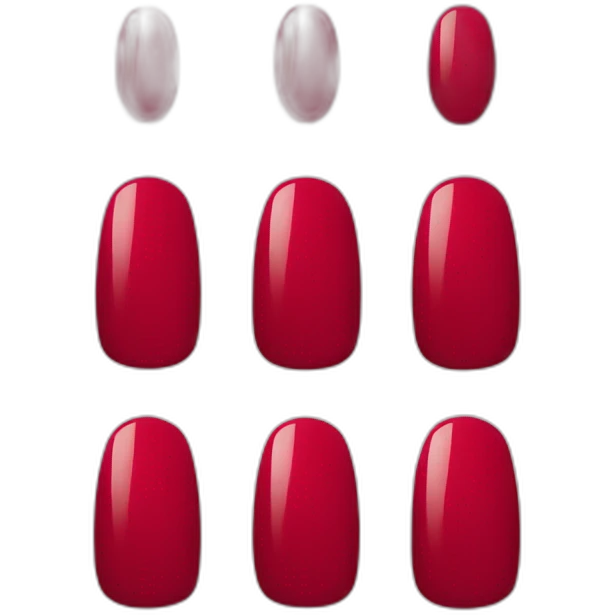 red nail polish emoji