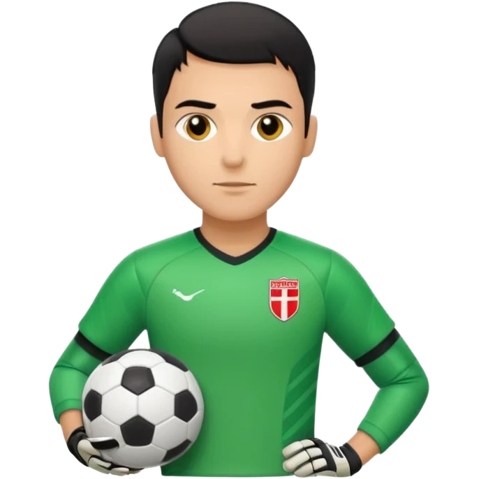 Goalkeeper football emoji