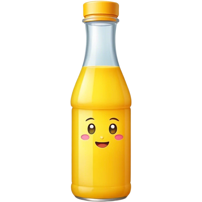 Yellow juice bottled emoji