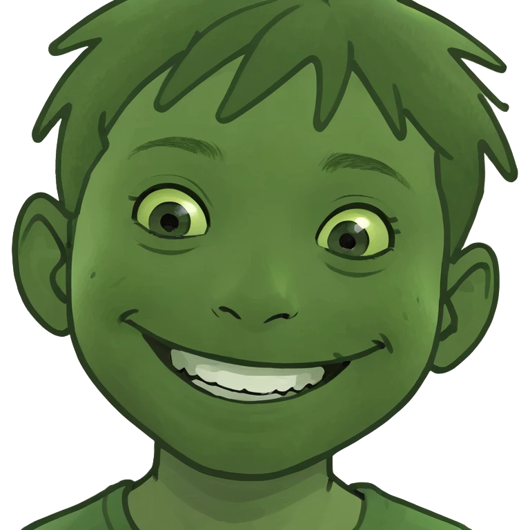 smiling boy portrait close-up emoji