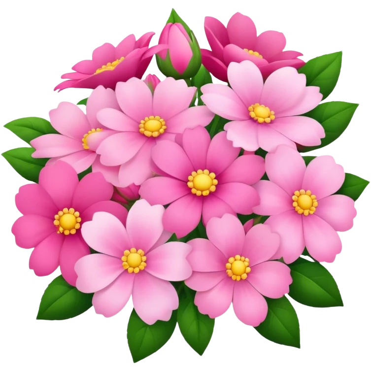 Pink flower bouquet  emoji