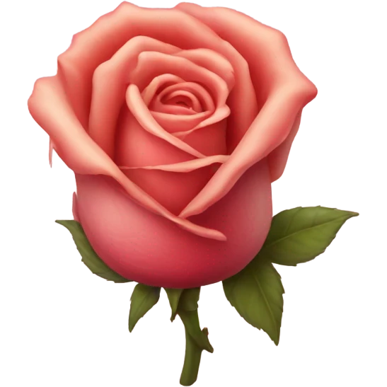 rose in mouth emoji