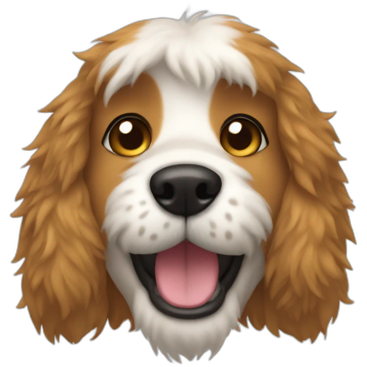 Furry dog emoji