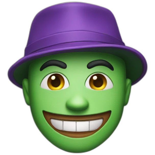 joker with an Army cap emoji