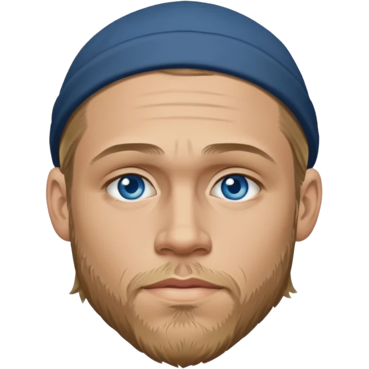 Charlie Hunnam with blue eyes emoji
