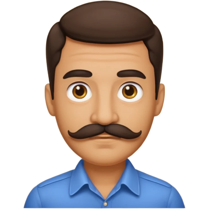 Man with mustache emoji