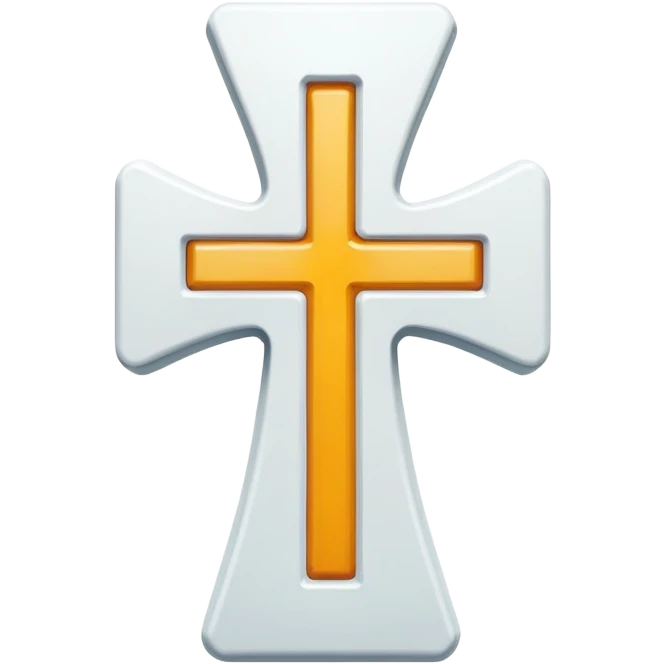 medical cross with a hernia bulge illustration emoji