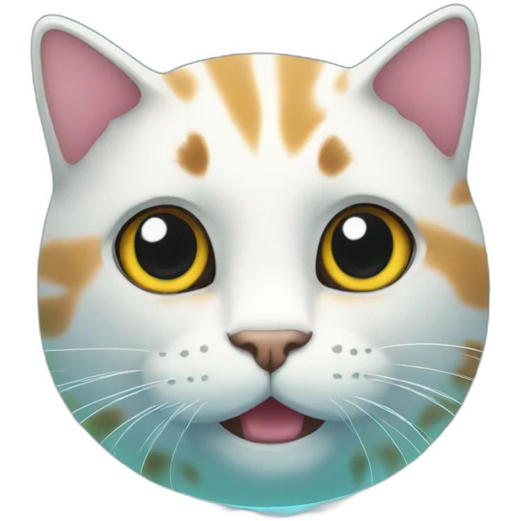 cat underwater emoji