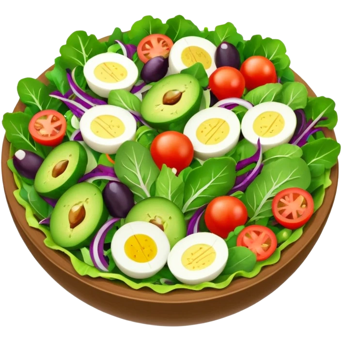 vegetarian salad emoji