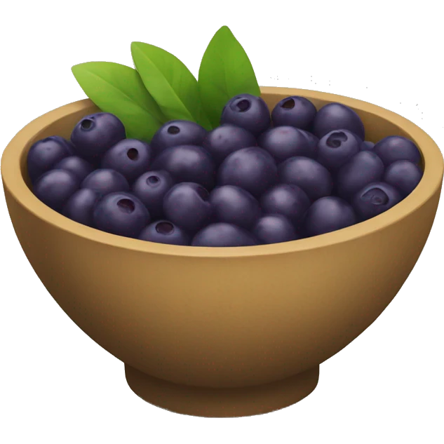 An açaí bowl emoji