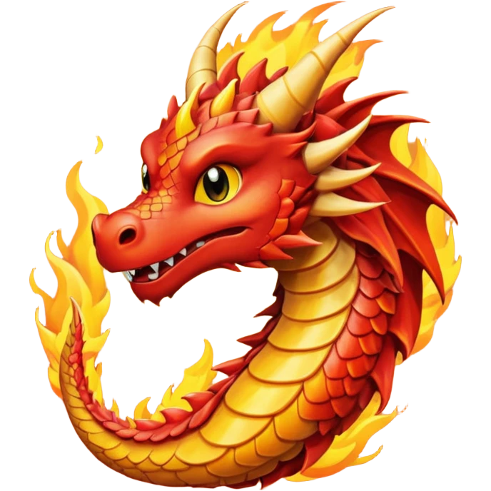 fire dragon emoji